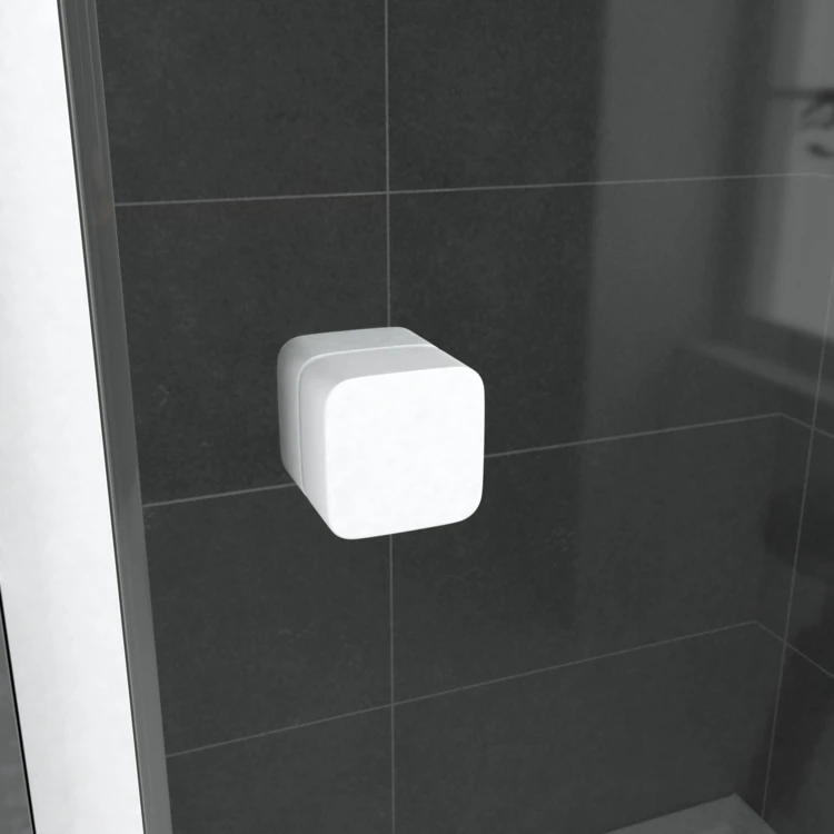 Porte de douche coulissante en verre trempé