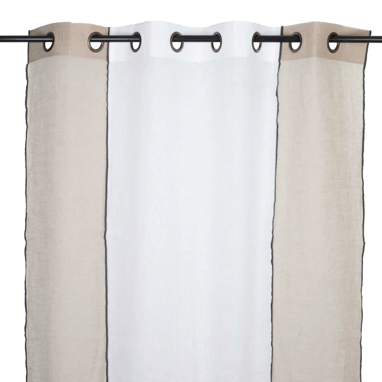 Voile di lino con occhielli