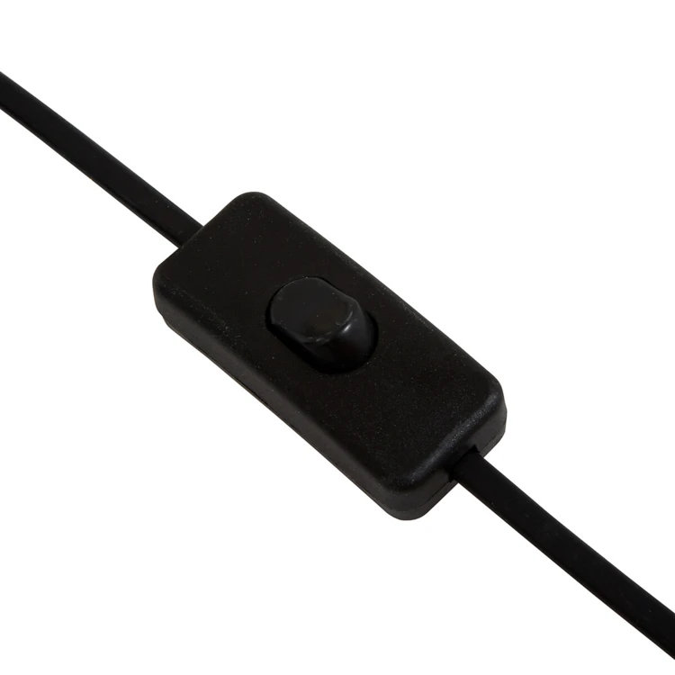 Tischlampe aus gestreifter Keramik mit Stoffschirm