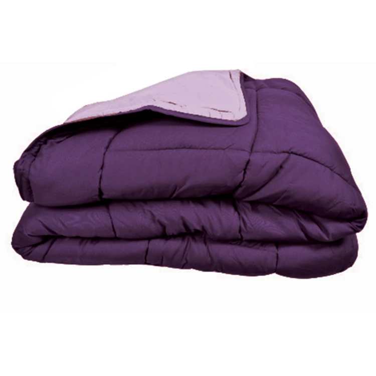 Couette chaude microfibre bicolore 400 gr/m2