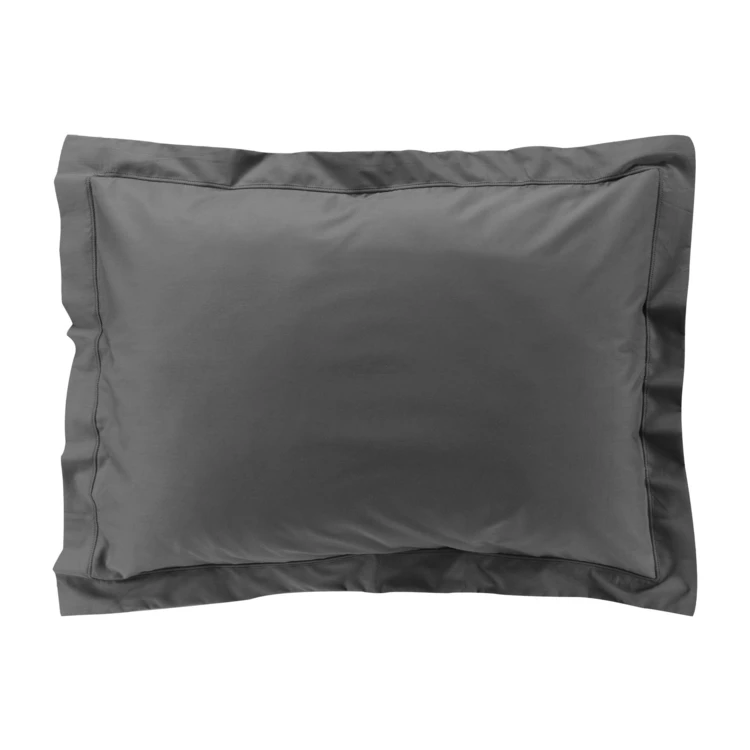 Taie d'oreiller volant plat 100% percale de coton ORIGINE
