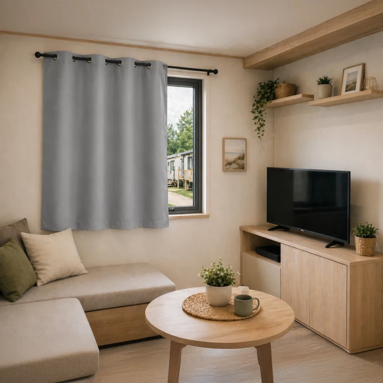 Cortinas opacas especiales para ventanas y ventanales de autocaravanas