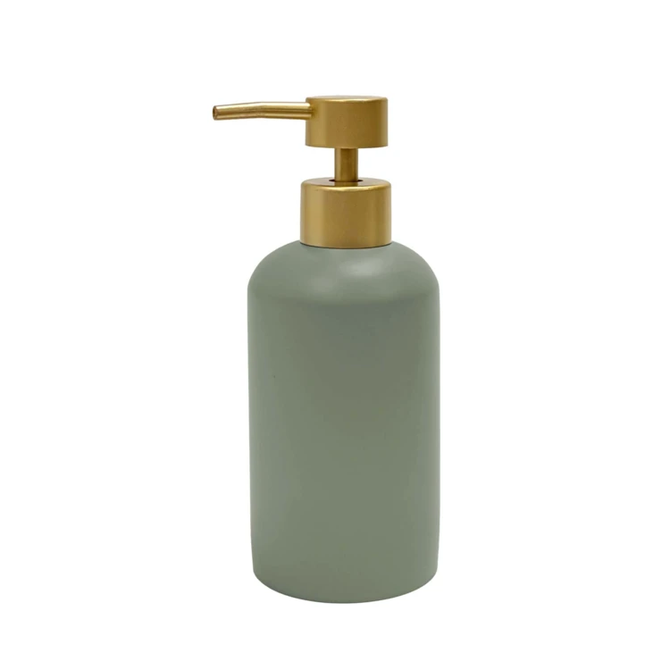 Zeepdispenser van polyresin met pomp