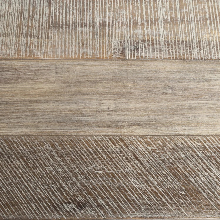 Table à manger extensible en acacia avec rallonges