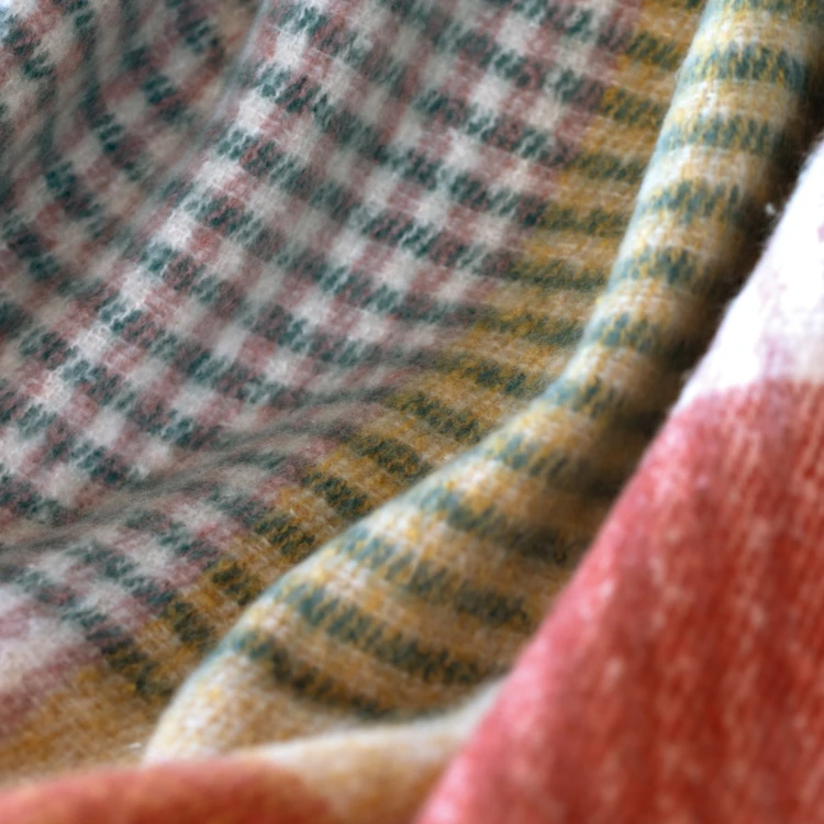 Zachte mohair plaid