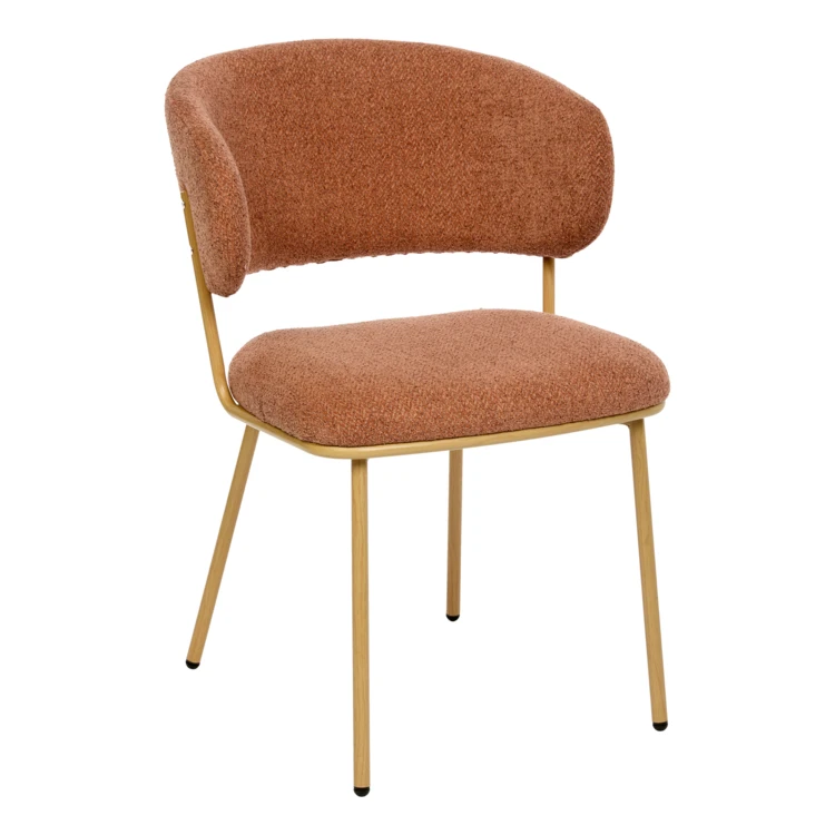 Lot de 2 fauteuils de table en chenille