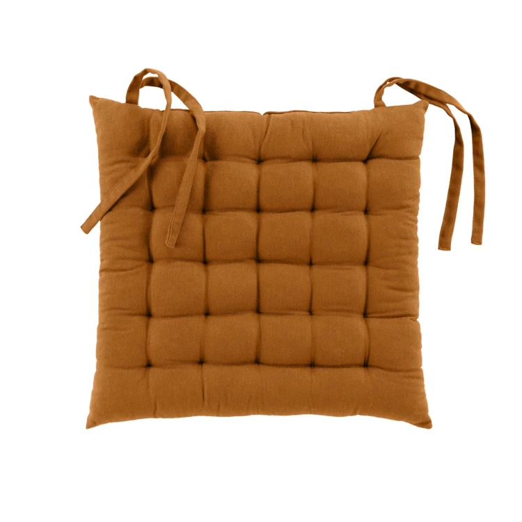 Gesteppte Sitzfläche aus Baumwolle und recyceltem Polyester