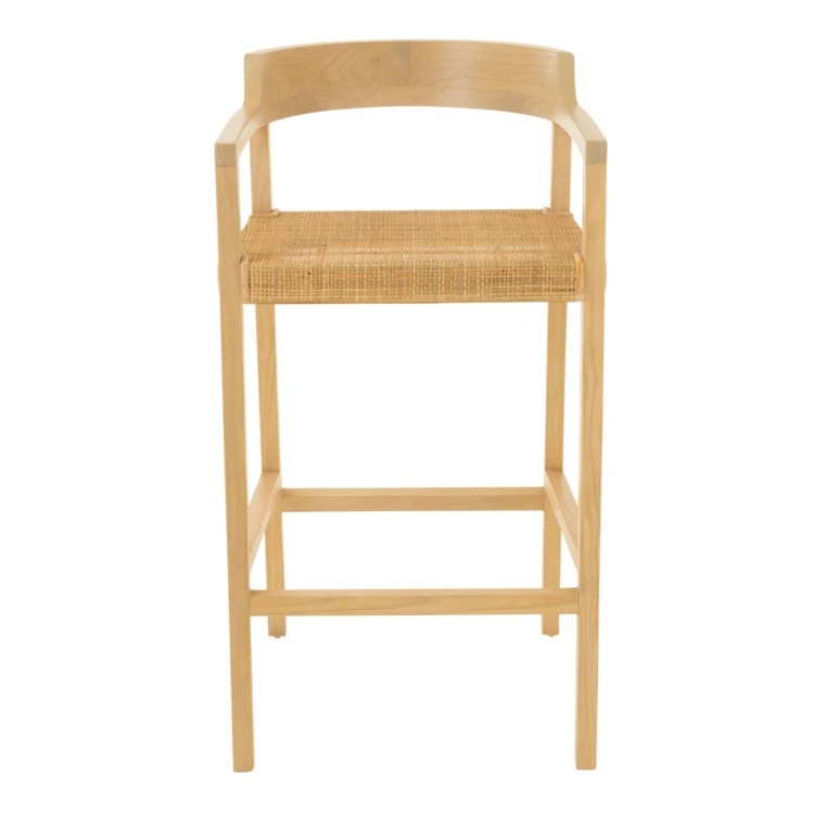 Chaise de bar en teck