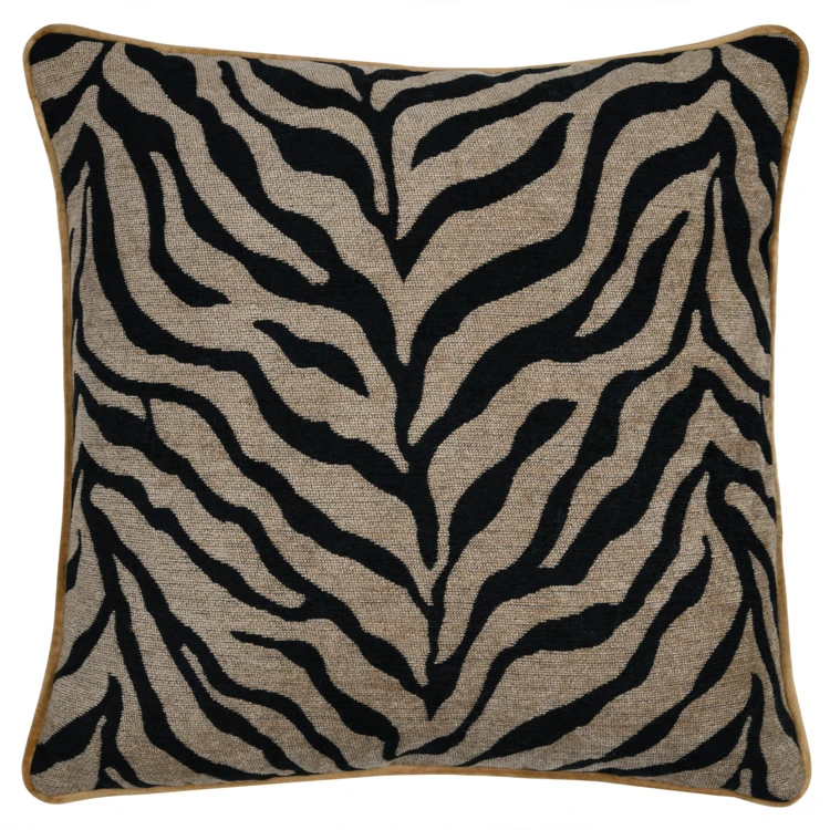 Coussin imprimé zèbre