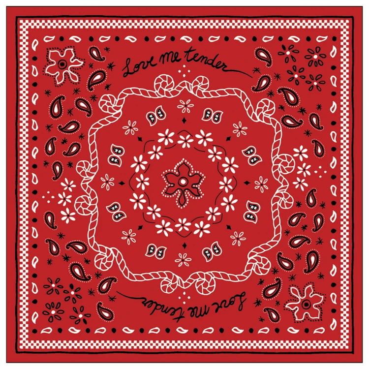Lot de 20 serviettes papier bandana
