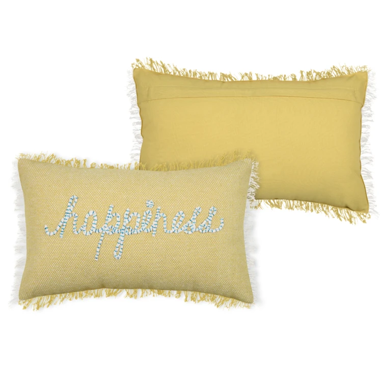 Coussin rectangulaire happiness