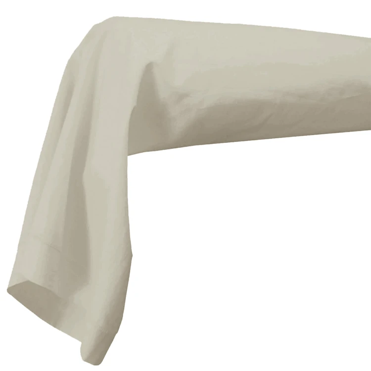 Taie de Traversin Unie en 100% Coton