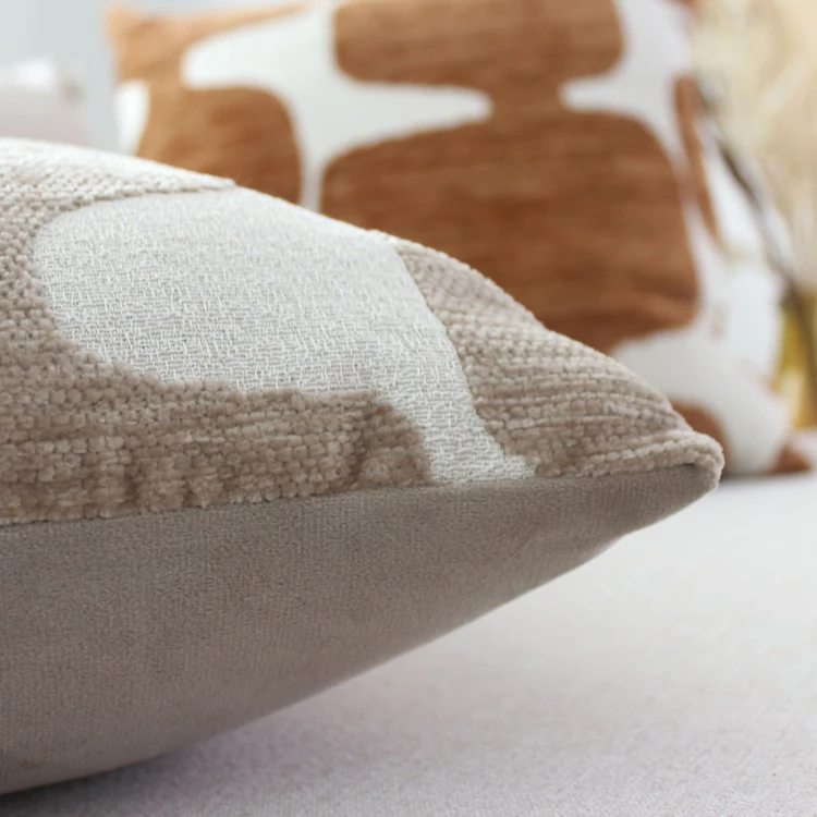 Cuscino decorativo moderno in jacquard sfoderabile