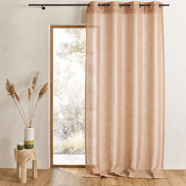 Organza-Vorhang mit Netzoptik
