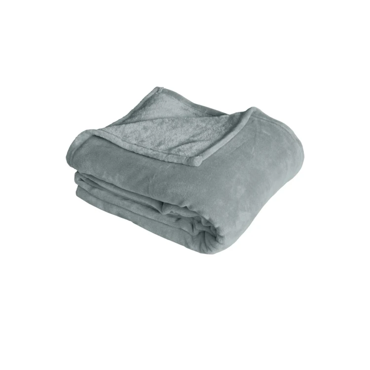 Einfarbige Decke aus Molton