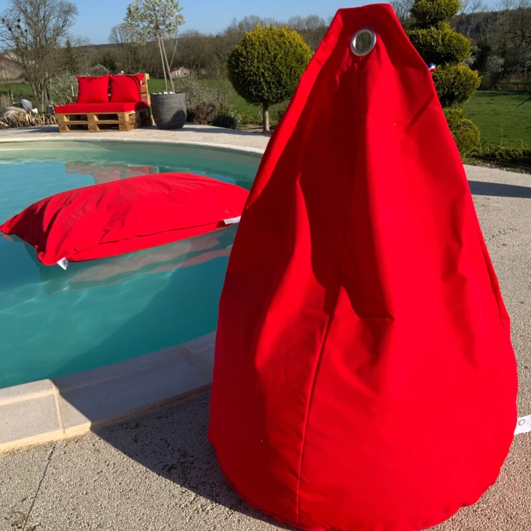Pouf poire  extérieur XL haute résistance