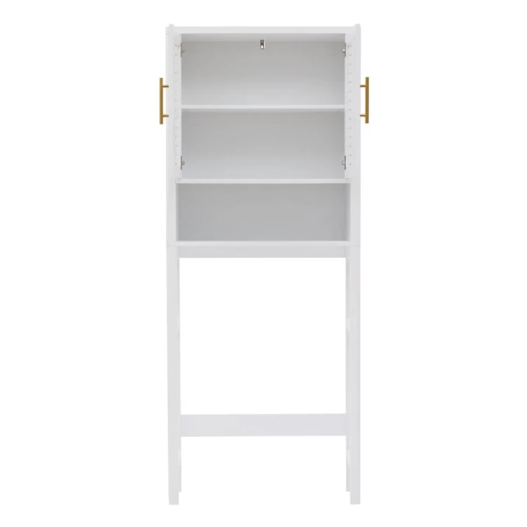 2-türiger WC-Schrank mit Ablage