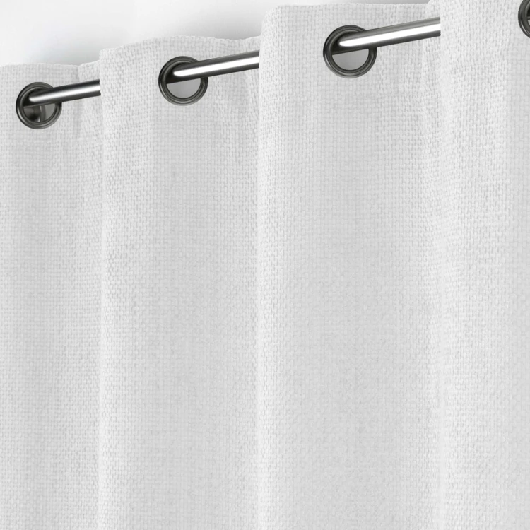 Rideau à œillets en velours chenille