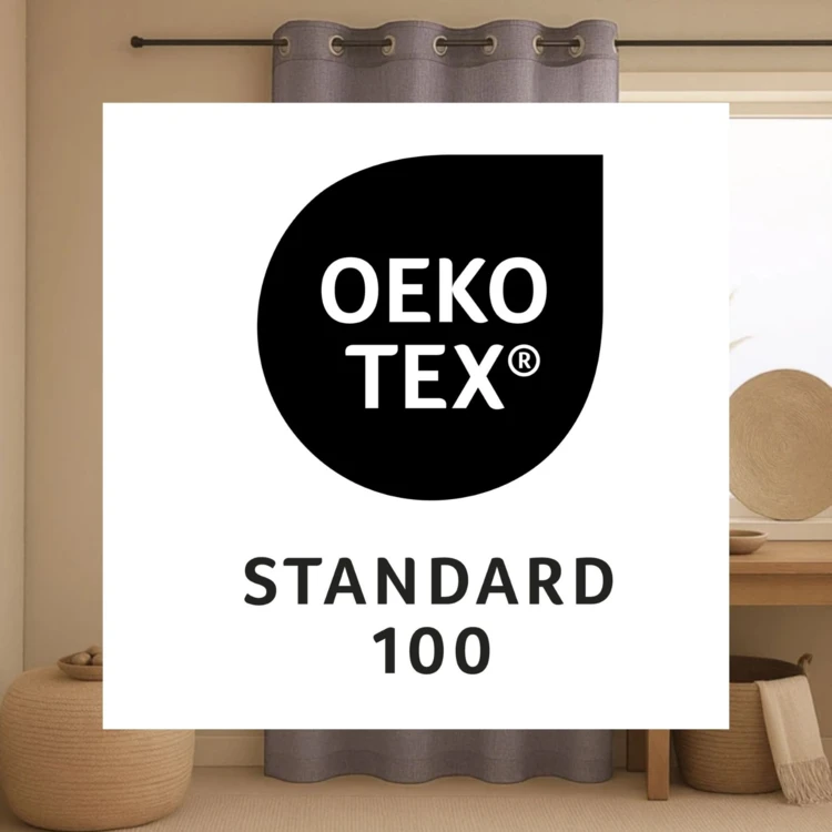 Cortinas com efeito linho