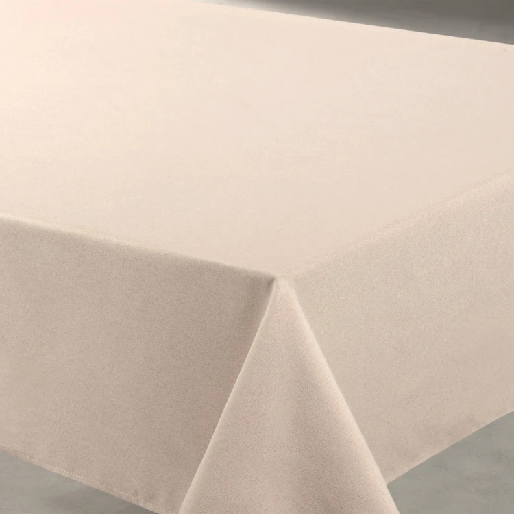 Mantel impermeable antimanchas efecto lino