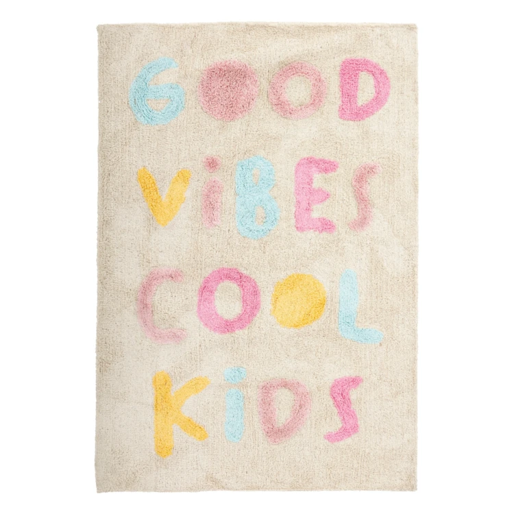 Good Vibes getufteter Kinderteppich