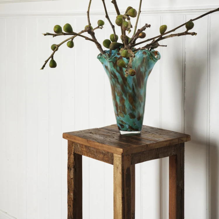 Tabouret de bar en bois ancien MADAM STOLTZ