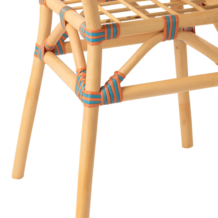 Ronde rieten tuintafel
