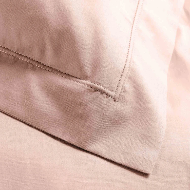 Taie d'oreiller volant plat 100% percale de coton ORIGINE