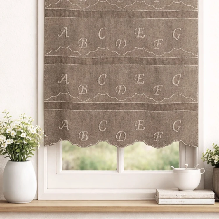 Modulable brodé lettres abécédaire