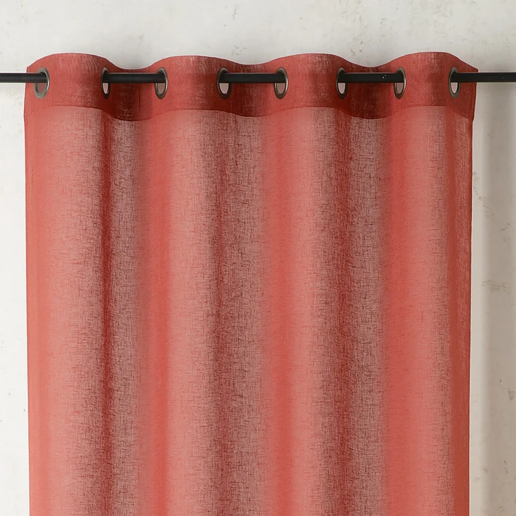 Cortinas lisas y de rejilla de poli/lino