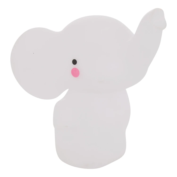 Veilleuse décorative enfant rechargeable en forme d’éléphant