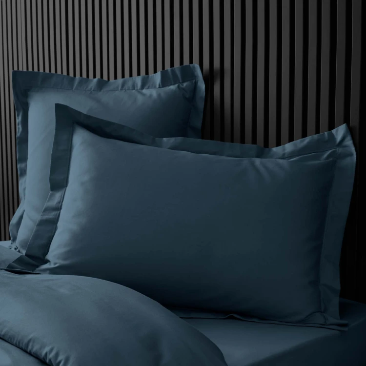Taie d'oreiller volant plat 100% percale de coton ORIGINE