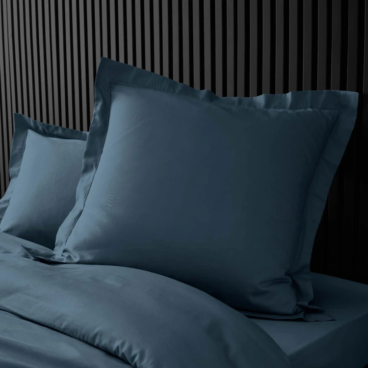 Taie d'oreiller volant plat 100% percale de coton ORIGINE