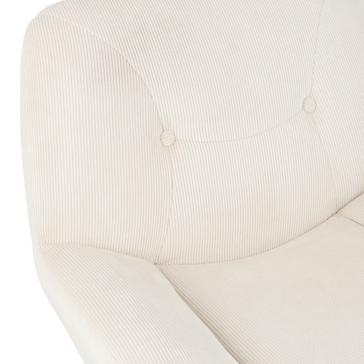 Chaise lounge effet velours texturé