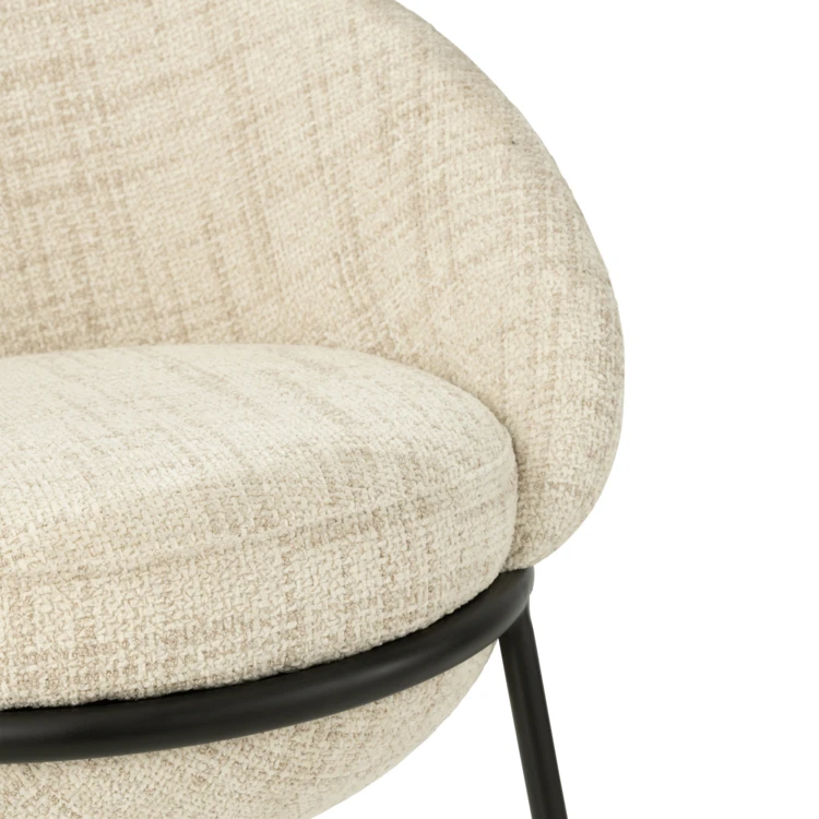 Moderner Designerstuhl aus Metall
