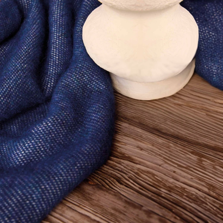 Plaid ou couverture chaude laine et mohair