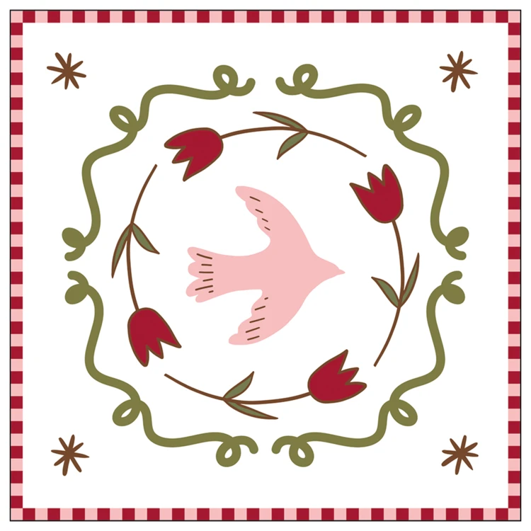 Lot de 20 serviettes papier colombe