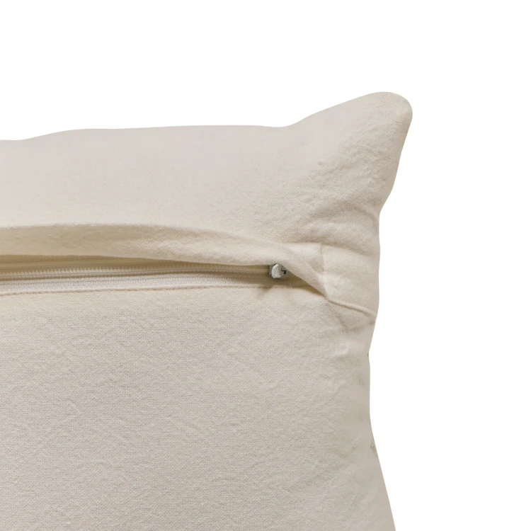 Coussin rectangulaire à motif tissé