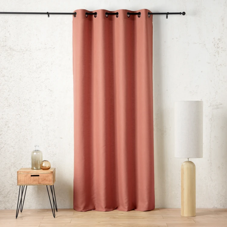 Siebvorhang mit Ösen Polylin Satin