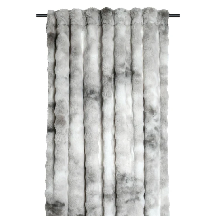 Rideau imitation fourrure ultra doux