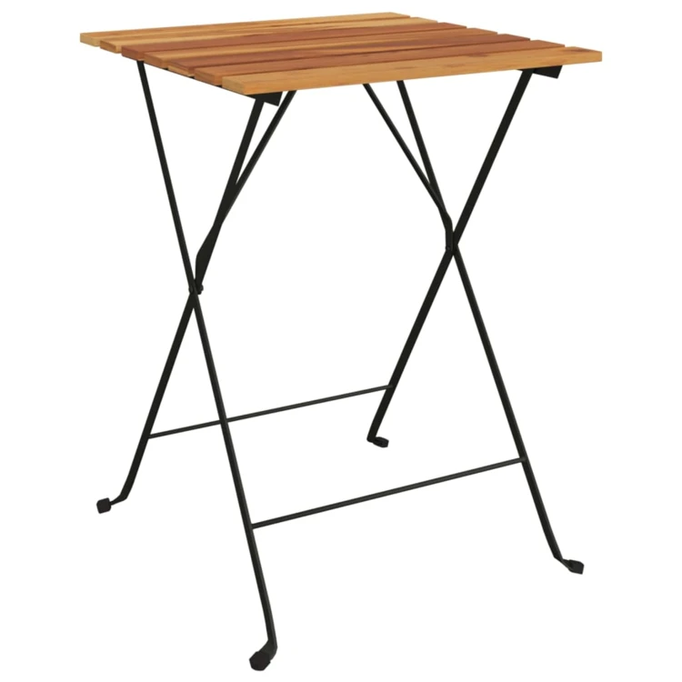 Table de bistro pliante en bois
