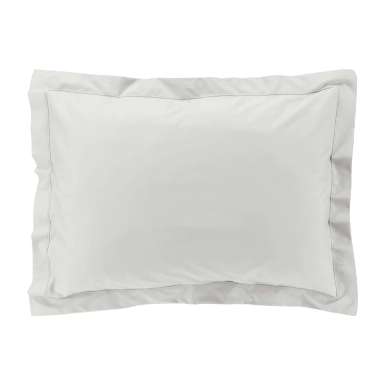 Taie d'oreiller volant plat 100% percale de coton ORIGINE