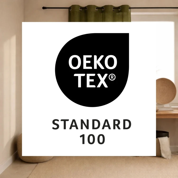 Cortinas com efeito linho