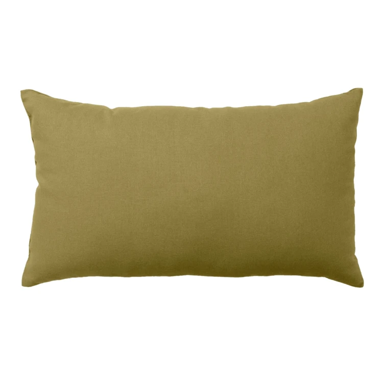 Coussin non déhoussable en coton uni