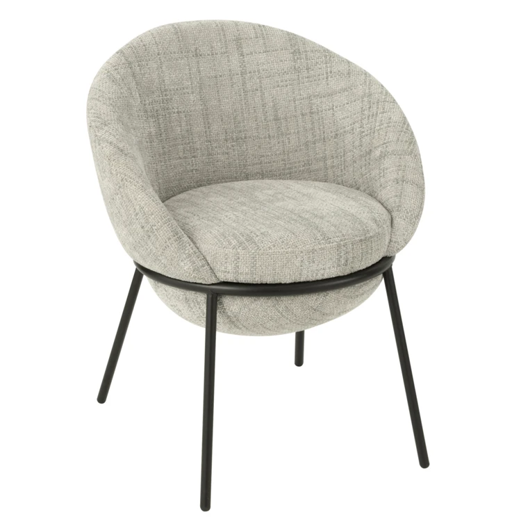 Moderner Designerstuhl aus Metall