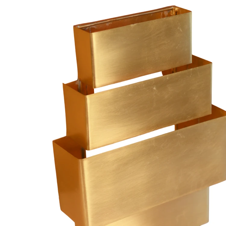 Applique rettangolare in ottone