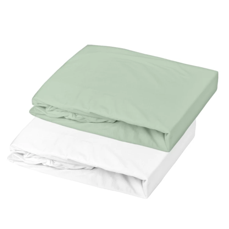 Set di lenzuolo impermeabile e lenzuolo in cotone per bambini