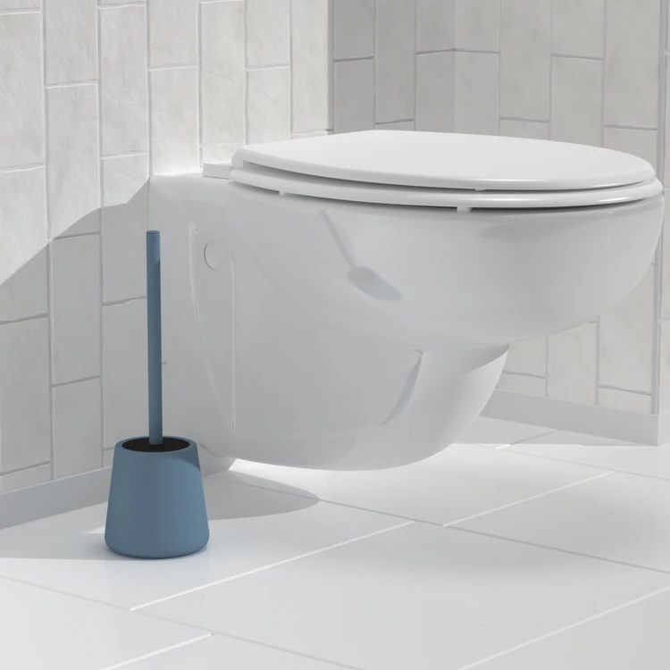 Toilettenbürste mit Halter aus Feinsteinzeug