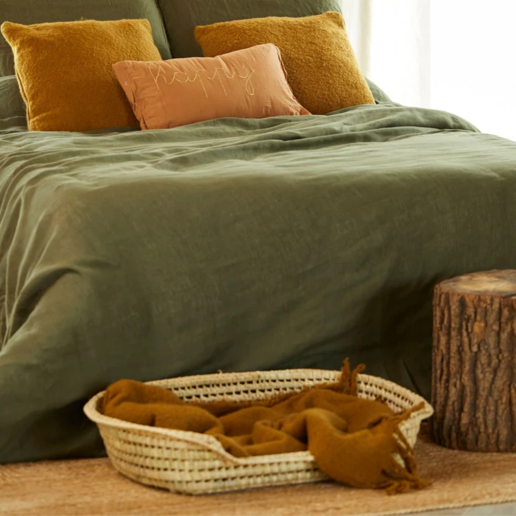 Rieten hondenbed