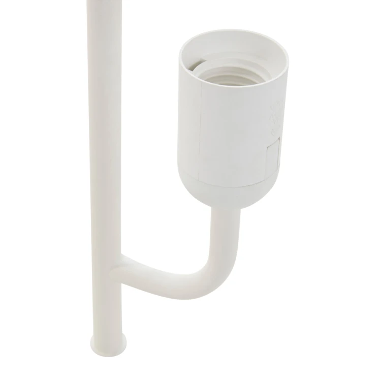 Candeeiro de pé de design em aço e betão